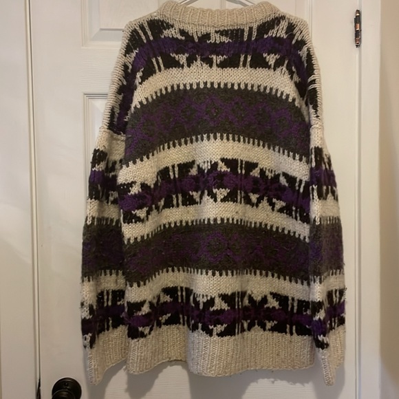 VINTAGE Alma handmade wool oversized sweater - Picture 6 of 6
